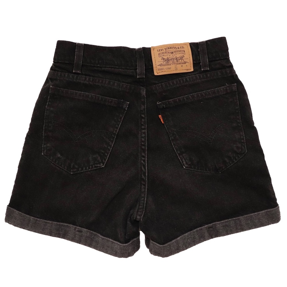 Vintage 80's Orange Tab Levi's High Waisted Denim Shorts